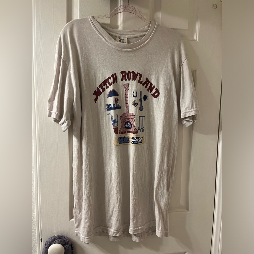 mitch rowland 2024 Tour official merch graphic t shirt